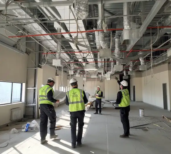 SapatEngineering HVAC engineers at work in Dubai