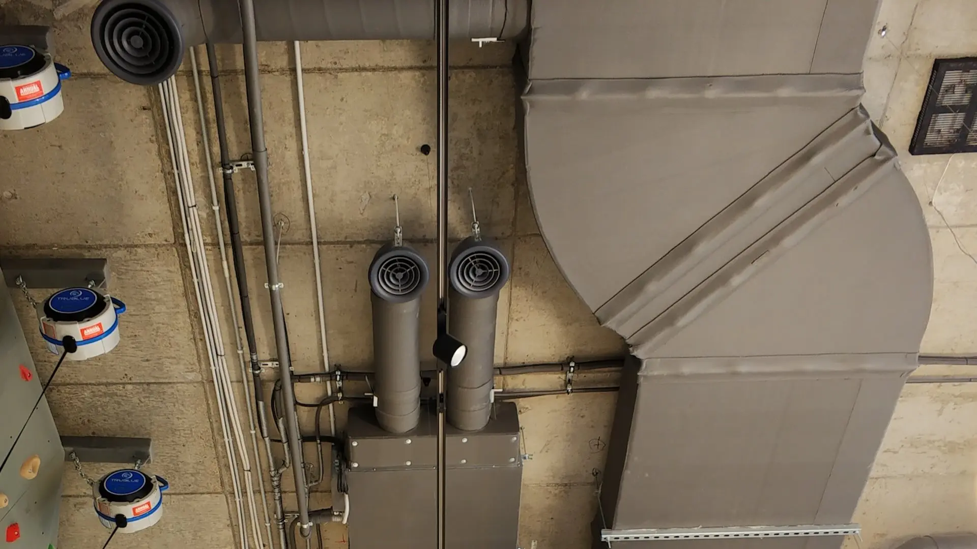 Modern HVAC installation in a Dubai building